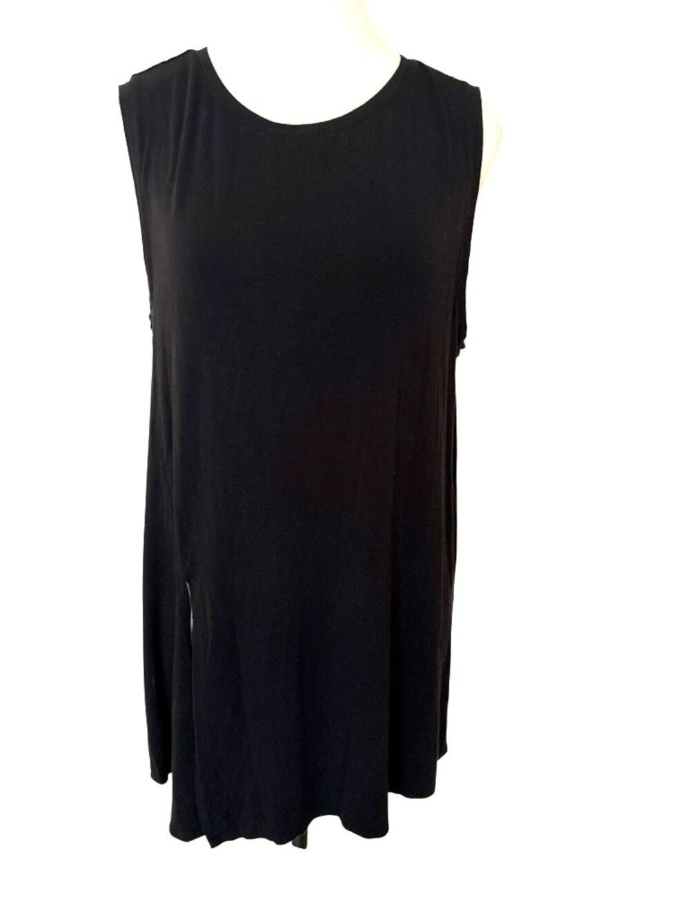 Fabletics Black Sleeveless Tank Top Size Medium